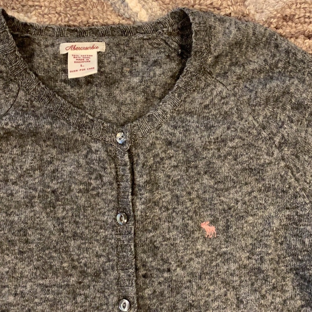 Abercrombie grey sweater